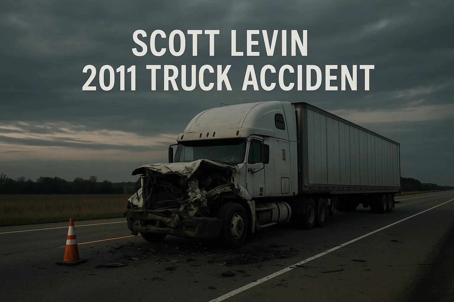 Scott Levin 2011 Truck Accident